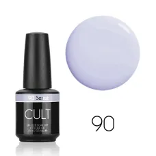 CULT Lakier Hybrydowy Delikatny Liliowy Pastelowy Nude 15 ml Sense 90