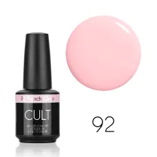 CULT Lakier Hybrydowy 15 ml Różowy Półprzezroczysty French Clear 92