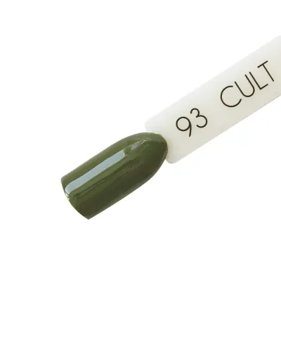 CULT Brudno Zielony Bagienny Khaki Lakier Hybrydowy 15 ml UV/LED Swamp 93