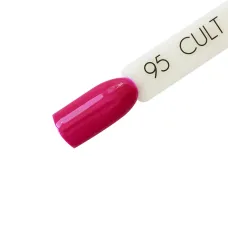 CULT Lakier Hybrydowy Różowy Malinowy 15 ml Magenta 95