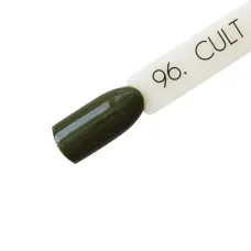 CULT Lakier Hybrydowy Zielony Trawiasty Khaki 15 ml Grass 96