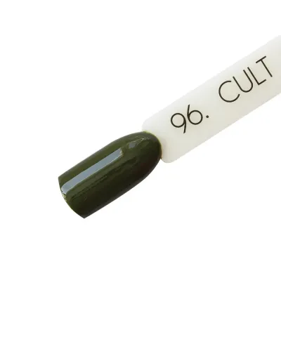 CULT Zielony Trawiasty Khaki Lakier Hybrydowy 15 ml UV/LED Grass 96