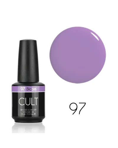 CULT Liliowy  Lakier Hybrydowy 15 ml UV/LED Bloom 97