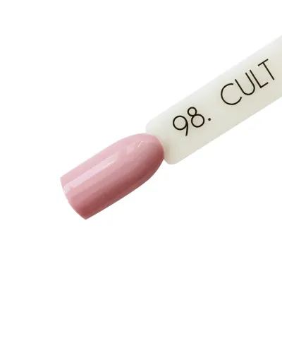 CULT Różowy Przybrudzony Róż Lakier Hybrydowy 15 ml UV/LED Rose 98