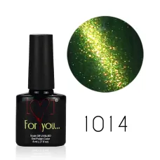 FOR YOU Lakier Hybrydowy 8 ml nr 1014 „Kocie Oko”