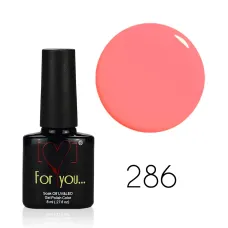 FOR YOU Lakier Hybrydowy Jasno Brzoskwiniowy 8 ml nr 286