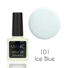 MANIC Lakier Hybrydowy Delikatny Błękitny Pastelowy Nude 8 ml Ice Blue 101