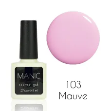 MANIC Lakier Hybrydowy Delikatny Różowy Pastelowy Nude 8 ml Mauve 103