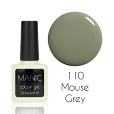 MANIC Lakier Hybrydowy Szary Myszowy 8 ml Mouse Grey 110