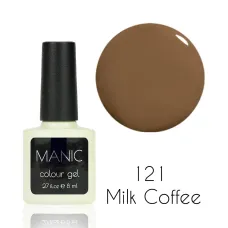 MANIC Lakier Hybrydowy Jasno Brązowy 8 ml Milk Coffee 121