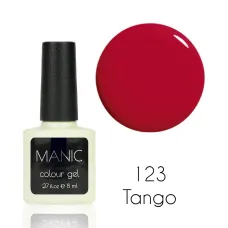 MANIC Lakier Hybrydowy Ciemno Czerwony 8 ml Milk Tango 123