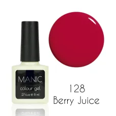 MANIC Lakier Hybrydowy Jaskrawy Bordowy 8 ml Berry Juice 128