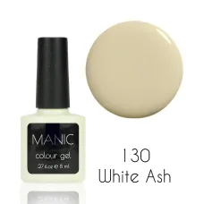 MANIC Lakier Hybrydowy Delikatny Beżowy Cielisty Pastelowy Nude 8 ml White Ash 130