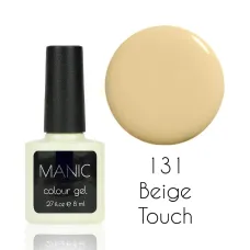 MANIC Lakier Hybrydowy Delikatny Beżowy Cielisty Pastelowy Nude 8 ml Beige Touch 131