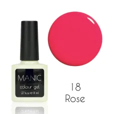 MANIC Lakier Hybrydowy Jasno Różowy 8 ml Rose 18