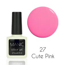 MANIC Lakier Hybrydowy Delikatnie Różowy 8 ml Cute Pink 27