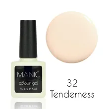 MANIC Lakier Hybrydowy Delikatnie Kremowy Beżowy Pastelowy Nude 8 ml Tenderness 32