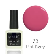 MANIC Lakier Hybrydowy Różowy 8 ml Pink Berry 33