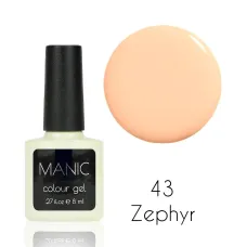 MANIC Lakier Hybrydowy Delikatny Brzoskwiniowy Pastelowy Nude 8 ml Zephyr 43