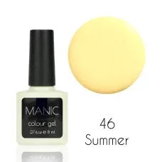 MANIC Lakier Hybrydowy Delikatny Żółty Pastelowy Nude 8 ml Summer 46