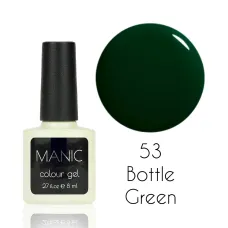 MANIC Lakier Hybrydowy Zielony Butelkowy 8 ml Bottle Green 53