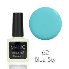 MANIC Lakier Hybrydowy Błękitny 8 ml Blue Sky 62