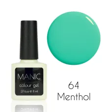 MANIC Lakier Hybrydowy Zielono Błękitny 8 ml Menthol 64