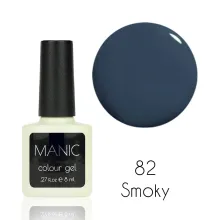 MANIC Lakier Hybrydowy Szaro Niebieski 8 ml Smoky 82