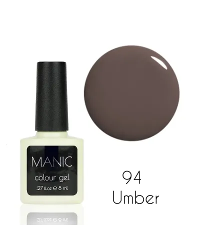 Brudno Fioletowy Lakier Hybrydowy MANIC 8 ml Umber 94 Klasa i Wyrafinowanie