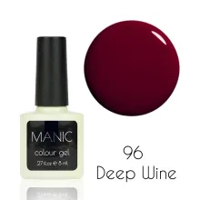 MANIC Lakier Hybrydowy Fioletowo Bordowy 8 ml Deep Win 96