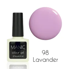 MANIC Lakier Hybrydowy Delikatny Liliowy Pastelowy Nude 8 ml Lavander 98