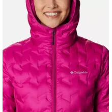 Damska kurtka puchowa Columbia S Delta Ridge Down Hooded jasnoróżowa