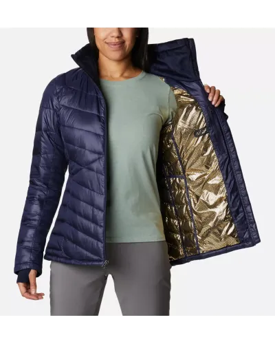 Columbia Joy Peak insulated granatowa S – damska kurtka puchowa z ociepleniem Thermarator