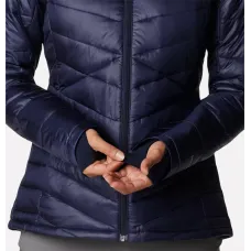 Damska kurtka puchowa ocieplana Columbia Joy Peak Omni-Heat Infinity insulated granatowa S
