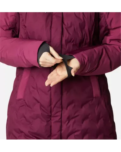 Kurtka Puchowa Columbia Mountain Croo™ II Mid Down XS – Wodoodporna i Komfortowa, Bordowa Kolorystyka