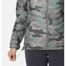 Damska kurtka puchowa Columbia XS Powder Lite Jacket – kamuflaż, Omni-Heat™, Thermarator™