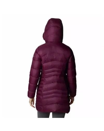 Kurtka Puchowa Damska Columbia Autumn Park™ Down Mid Jacket S – Bordowa z Technologią Omni-Heat™