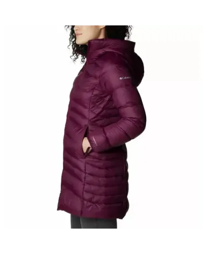Kurtka Puchowa Damska Columbia Autumn Park™ Down Mid Jacket S – Bordowa z Technologią Omni-Heat™