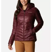 Damska kurtka zimowa ocieplana Columbia S Joy Peak Omni-Heat Infinity insulated bordowa