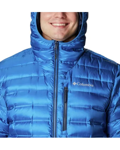 Columbia Pebble Peak Jacket M – Niebieska kurtka męska puchowa z innowacyjną izolacją
