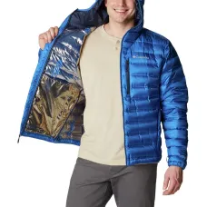 Kurtka męska Columbia Pebble Peak Down Hooded Jacket M – Niebieska