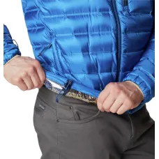 Kurtka męska Columbia Pebble Peak Down Hooded Jacket M – Niebieska
