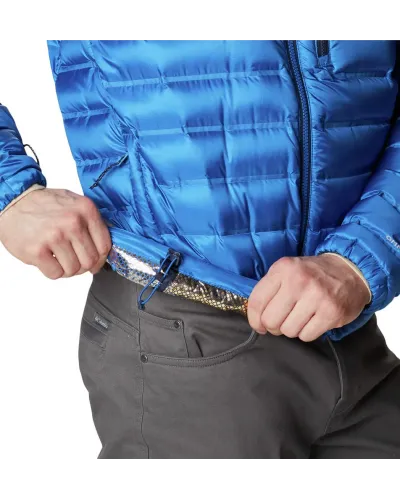 Columbia Pebble Peak Jacket M – Niebieska kurtka męska puchowa z innowacyjną izolacją