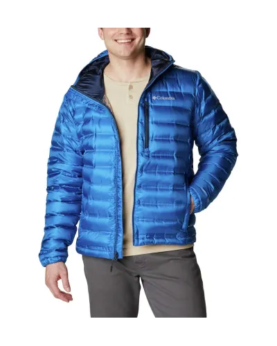 Columbia Pebble Peak Jacket M – Niebieska kurtka męska puchowa z innowacyjną izolacją