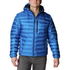 Kurtka męska Columbia Pebble Peak Down Hooded Jacket M – Niebieska