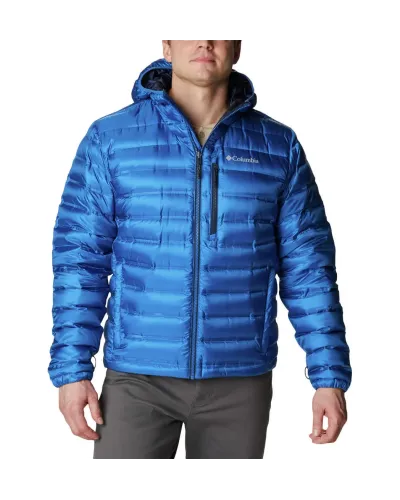 Columbia Pebble Peak Jacket M – Niebieska kurtka męska puchowa z innowacyjną izolacją