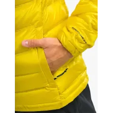 Kurtka męska Columbia Pebble Peak Down Hooded Jacket L – Żółta