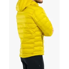 Kurtka męska Columbia Pebble Peak Down Hooded Jacket L – Żółta