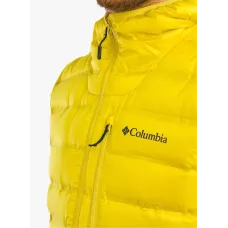 Kurtka męska Columbia Pebble Peak Down Hooded Jacket L – Żółta