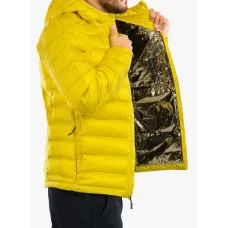 Kurtka męska Columbia Pebble Peak Down Hooded Jacket L – Żółta